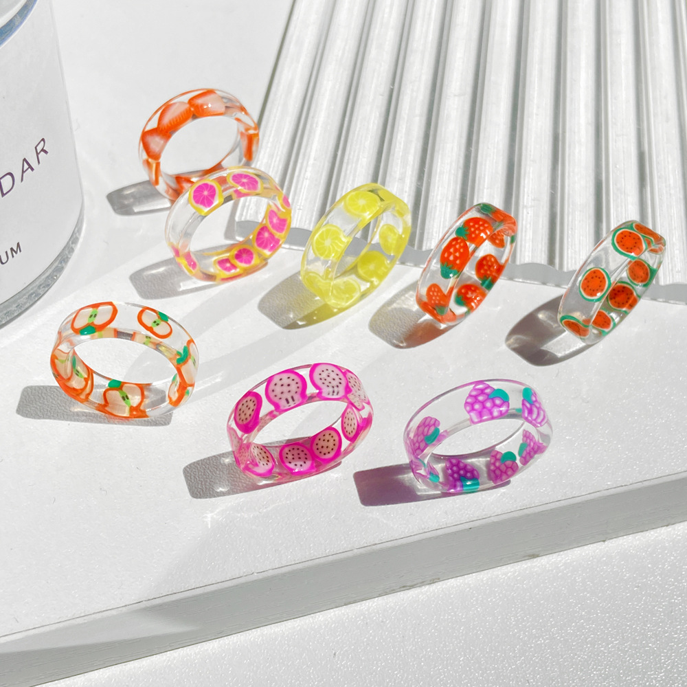 Fruit Resin Ring  Jewelry Anne - Nutrition And Fitness recension och pris