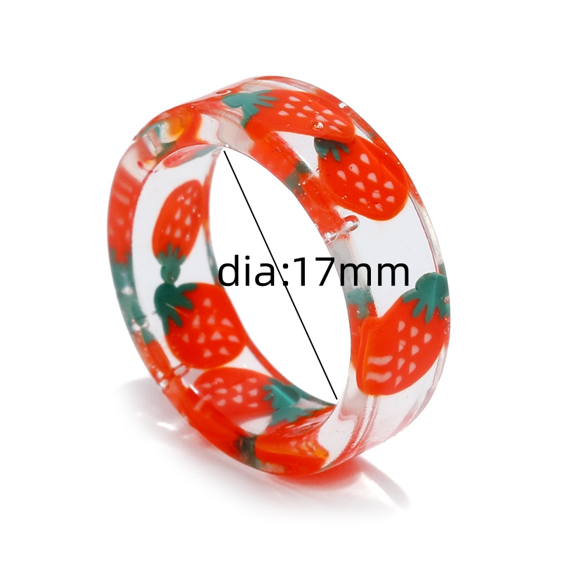 Fruit Resin Ring  Jewelry Anne - Nutrition And Fitness recension och pris