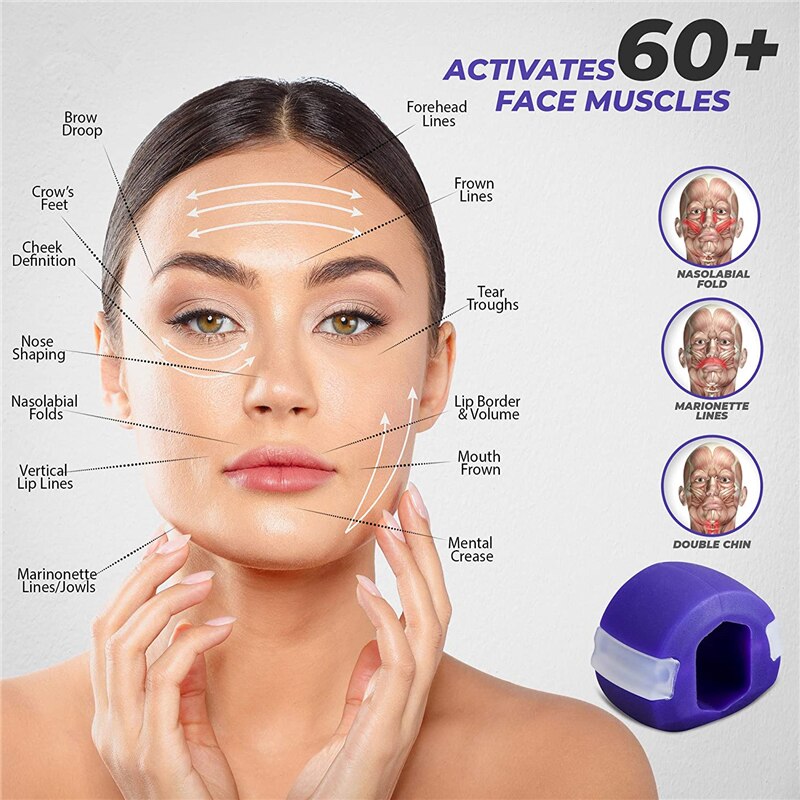 Jawline Exerciser Facial Jaw M - Nutrition And Fitness recension och pris