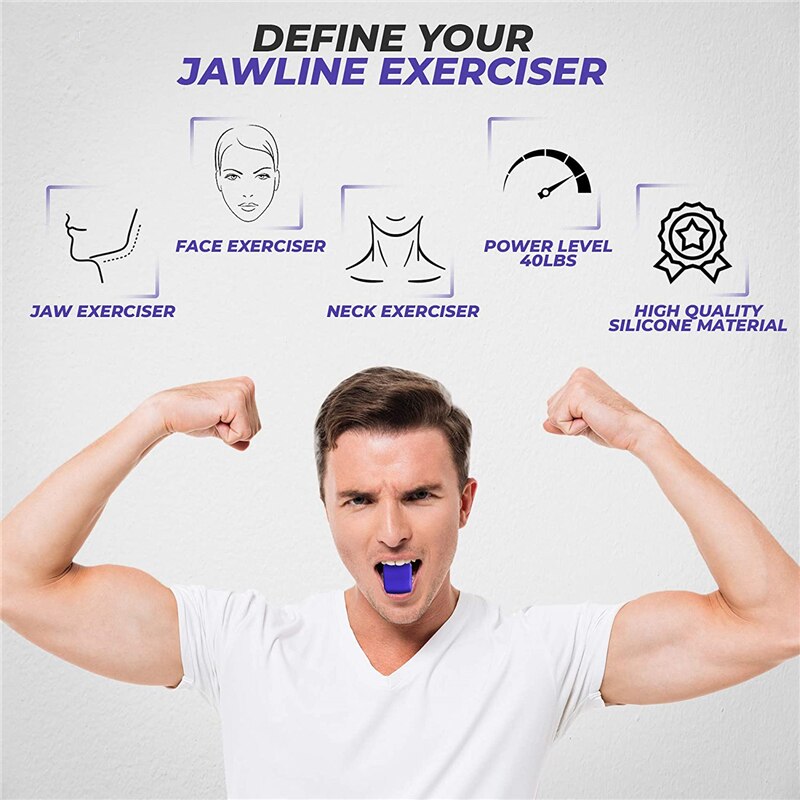 Jawline Exerciser Facial Jaw M - Nutrition And Fitness recension och pris